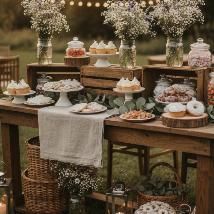 Mesa dulce para bodas, bautizos y comuniones - imagen web