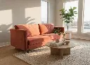 Sofá Terciopelo Rojo - Zalema Decoración