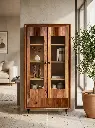 Vitrina de madera de acacia en zalema decoracion