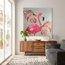 Cuadro Flamenco Rosa en zalema de Jaén