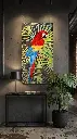 Lienzo Guacamayo zalema decoracion