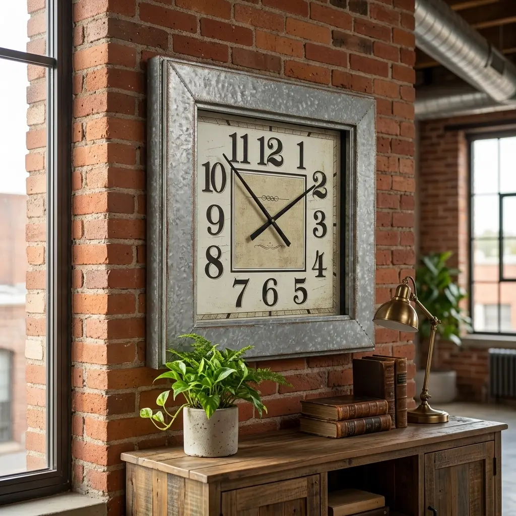 Reloj de pared industrial en ZALEMA DECORACION