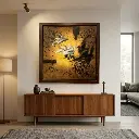 Cuadro dorado 80x80 en zalema linares y jaen