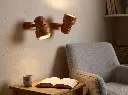 aplique de pared de madera zalema decoracion