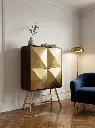 Aparador de Acacia y Dorado en zalema decoracion jaen y linares