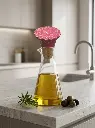 Tapón de Corcho y Cerámica Floral en zalema decoracion