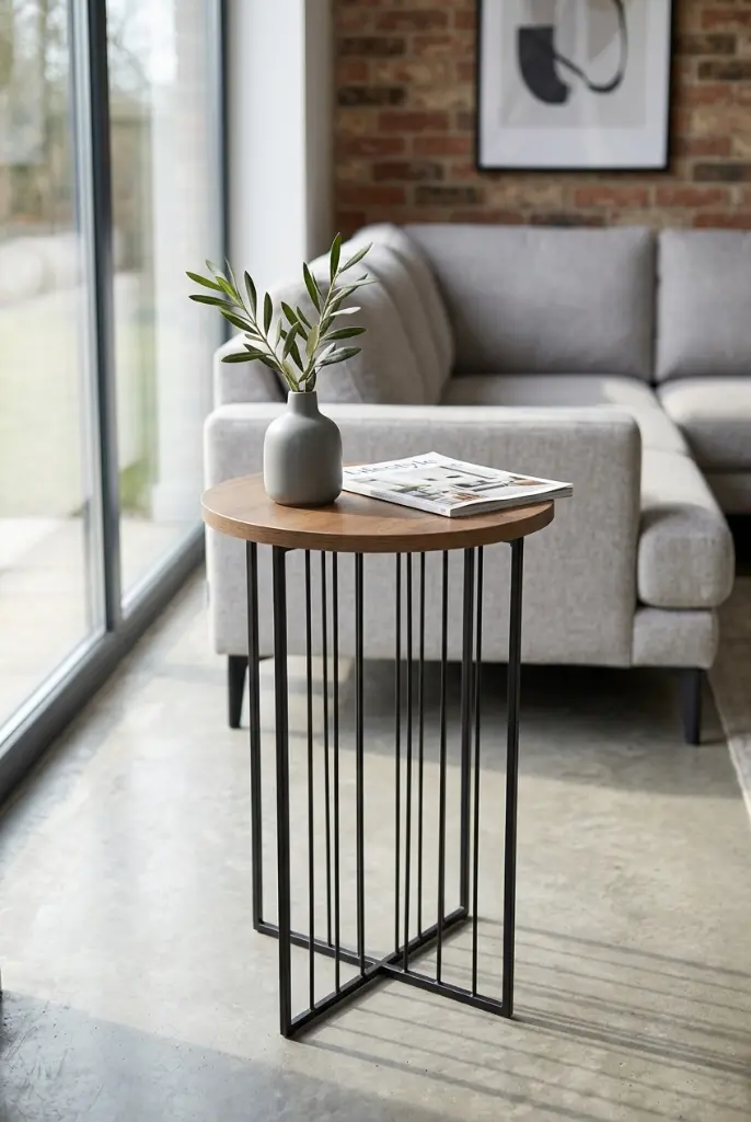 Mesa Auxiliar Industrial en zalema decoracion
