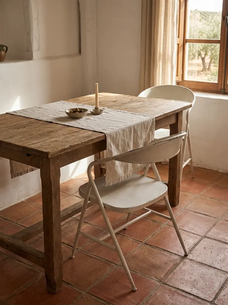 Silla Bistró Blanca Vintage en zalema decoracion