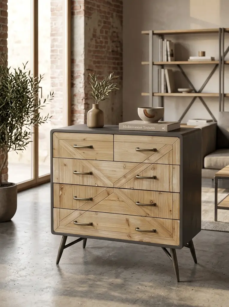 Cajonera Industrial en zalema decoracion