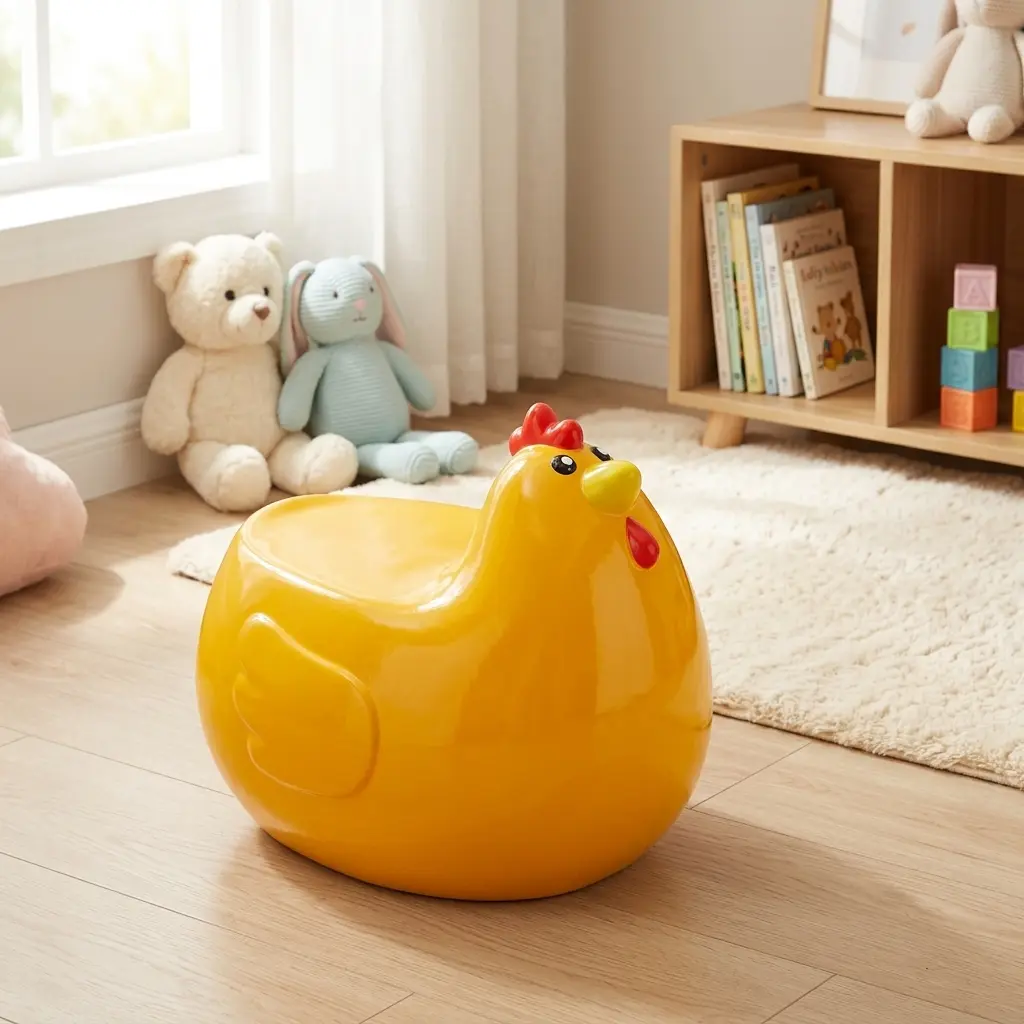 Figura Gallina en zalema decoracion