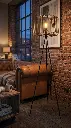 Lampara de pie industrial en zalema decoracion jaen