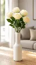 Rosas artificiales crema en zalema decoracion