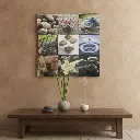 AI Generated Cuadro SPA - Proporción Grande Ambiente Étnico Zen