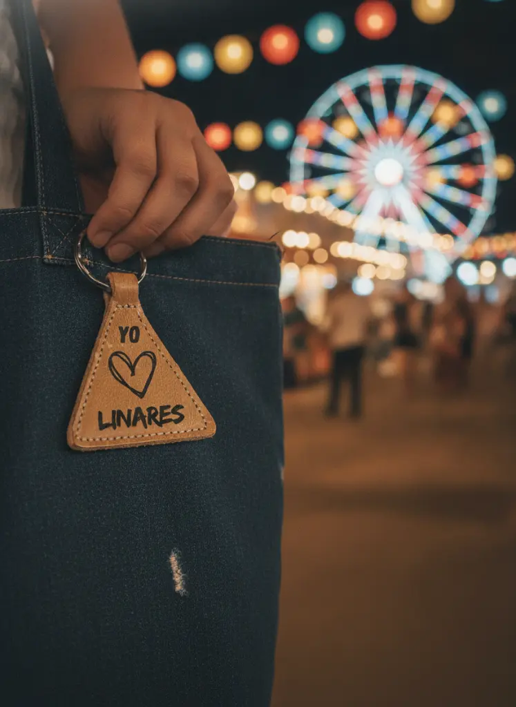 Llavero Recuerdo de Linares en las Fiestas de San Agustín 2026