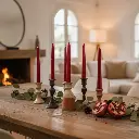 Velas Rojas Zalema Decoración