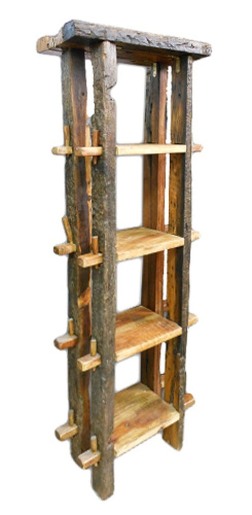 [WLV] Estantería Rústica de Madera Reciclada India | Zalema Decoración