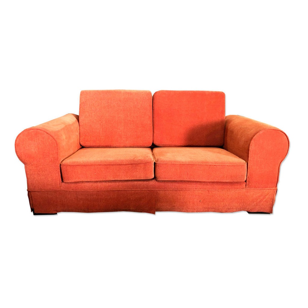 [RSG-SOF/2NA] Sofa naranja 2 plazas