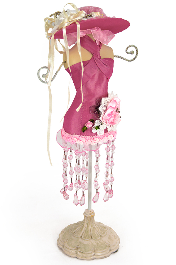 [WAL2327] Maniqui sombrero rosa 35cm