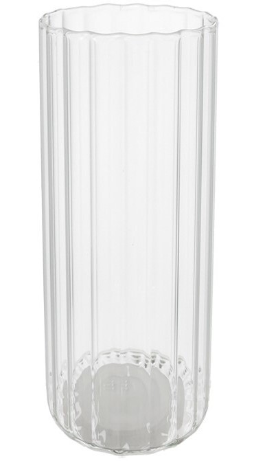 [GE75752] Florero de Cristal Tubo Strip 45cm | Jaén y Linares