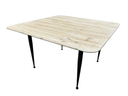 Mesa de centro de imitación de madera con estilo moderno