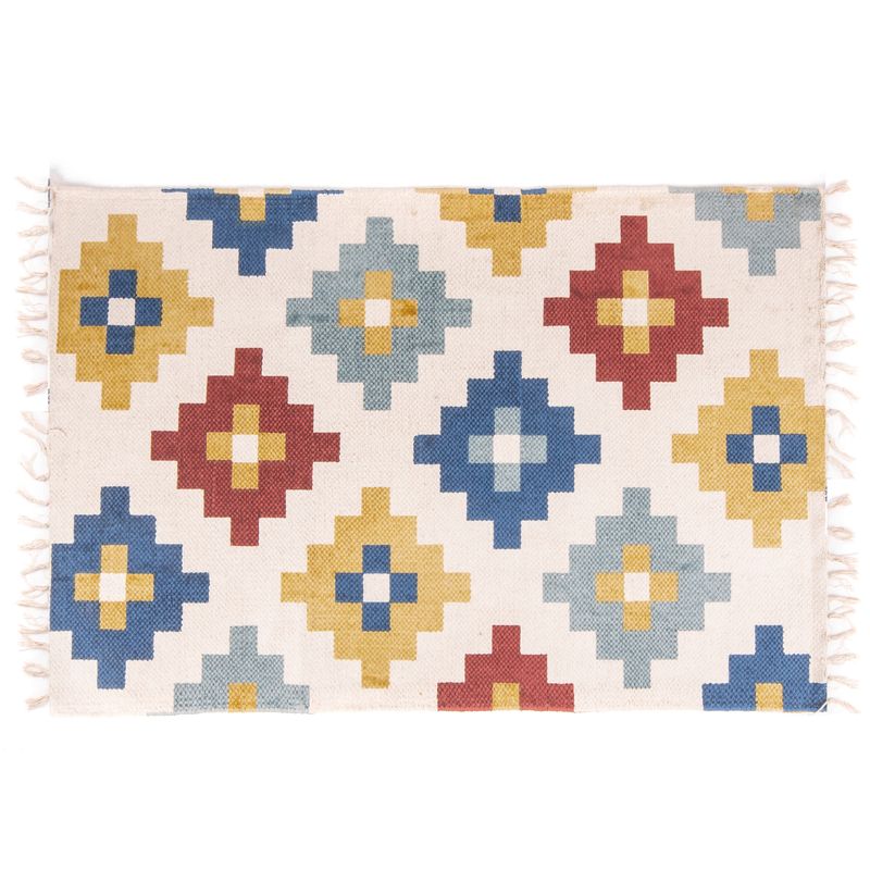 Alfombra Kilim Geométrica 160x230 de estilo Boho