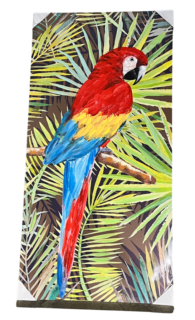 [10181] Lienzo guacamayo tropical 60×120 cm