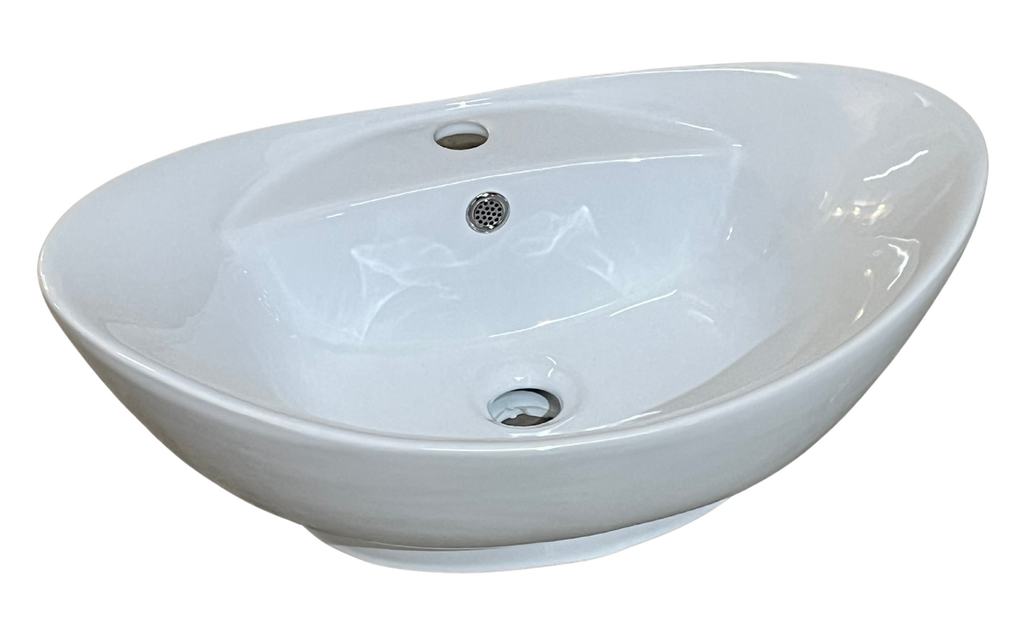 [1032] Lavabo de ceramica blanco