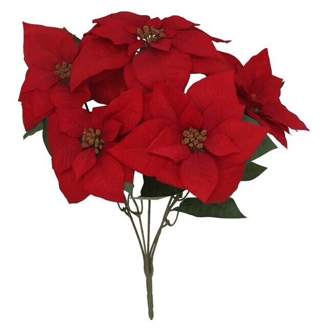 [1057] Ramo de poinsetias