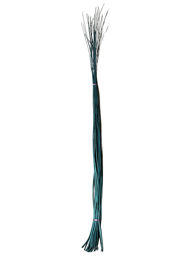 Haz de varas decorativas turquesa 150 cm