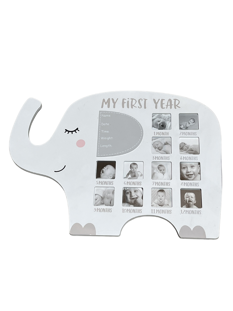 [10151[1]] Portafotos Infantil 12 Meses Elefante